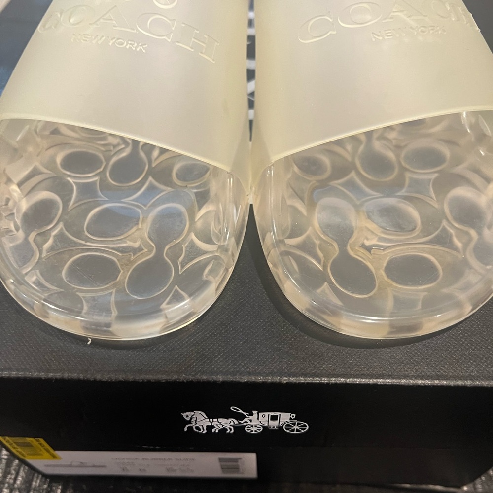 Clear Coach Slide Sandals - Picture 6 of 10